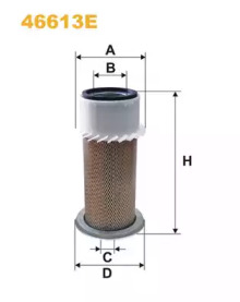 WIX FILTERS 46613e -  Воздушный фильтр